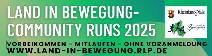 Landesinitiative „Land in Bewegung“ / Community Run der TSG Maxdorf am 03.07.2025